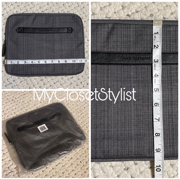 JOHN VARVATOS iPad padded case tech NWT sleeve 12 - Picture 4 of 8